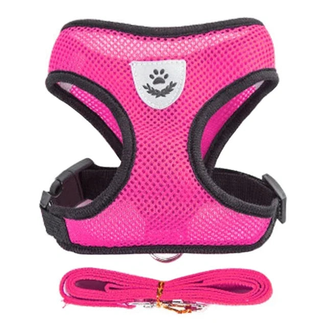 Adjustable Cat & Dog Harness Vest