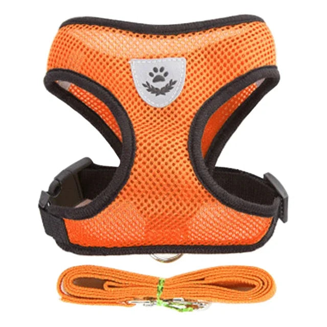 Adjustable Cat & Dog Harness Vest