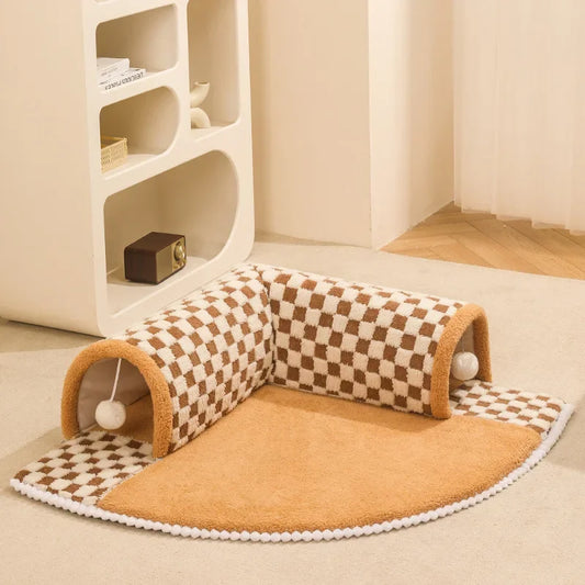 Cozy Pet House & Play Tunnel