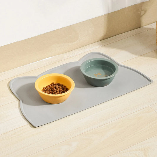 Non-Slip Pet Feeding Mat – Easy to Clean for Dogs & Cats