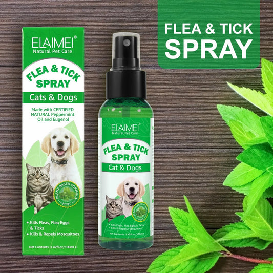 100ml Natural Flea & Tick Spray